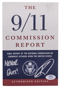 U.S Navy Seal Robert J. ONeill Signed 9/11 Commissions Report Book  (PSA/DNA)